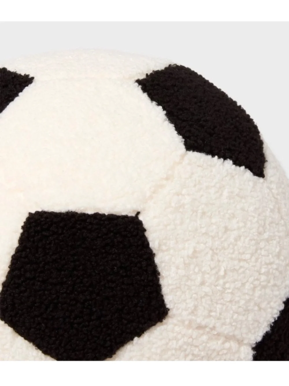 Soccer Ball Sport Boucle Decorative Throw Pillow - Pillowfort